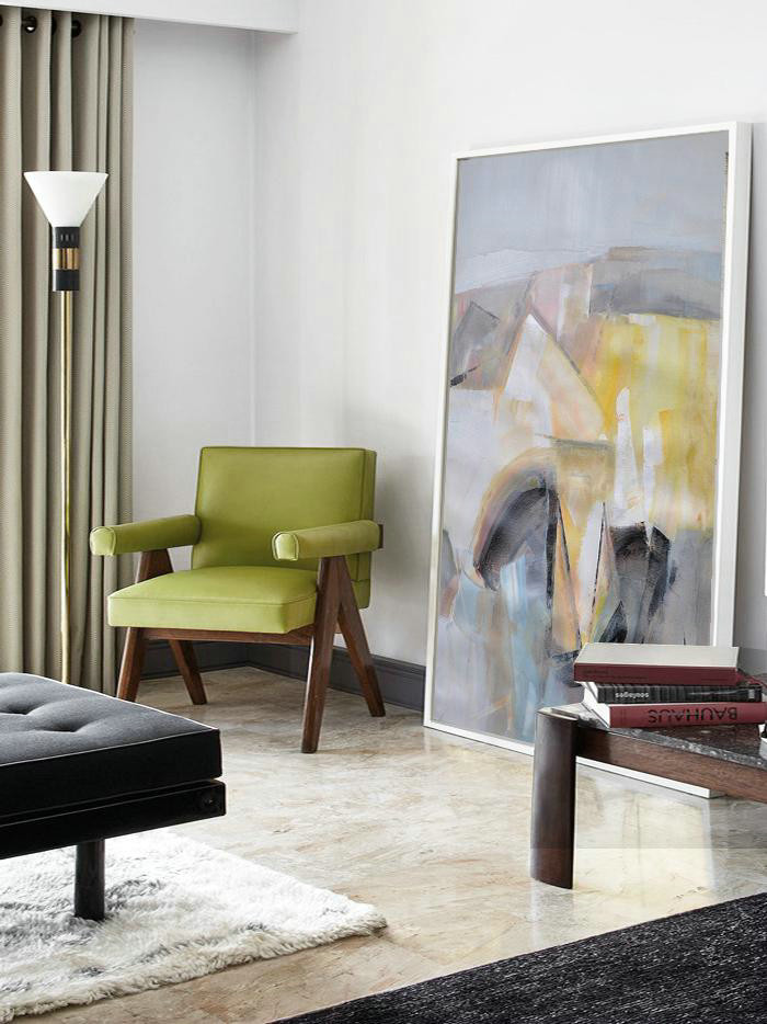 Large Modern Abstract Painting,Vertical Palette Knife Contemporary Art,Large Wall Canvas,Grey,Yellow,Black.etc